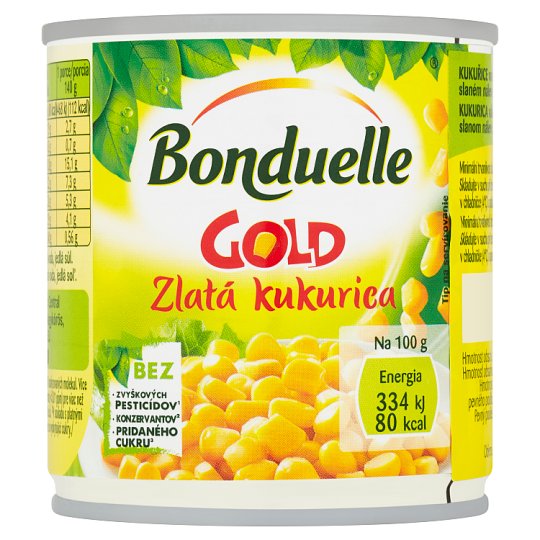 Bonduelle Gold zlatá kukurica 212ml